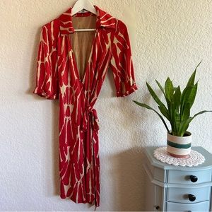 Diane Von Furstenberg Silk Wrap Dress